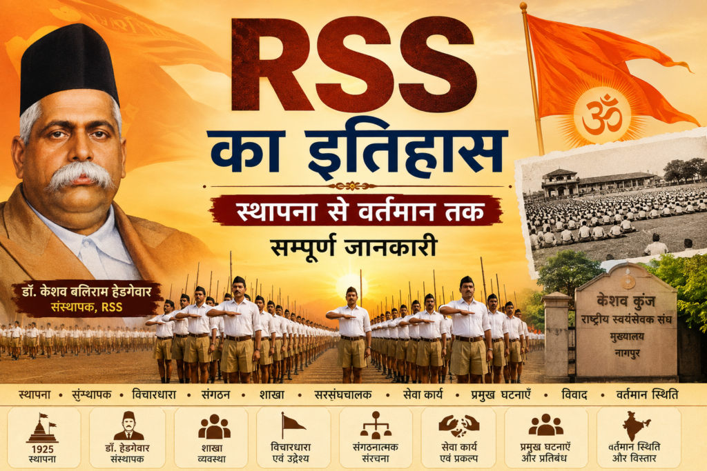 राष्ट्रीय स्वयंसेवक संघ (RSS) का इतिहास